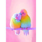 5D Diy Diamond Painting Kit Full Round Beads Pink Bird