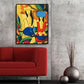 Oil Painting By Number Picture Acrylic Canvas Colorful Woman Wall Decor