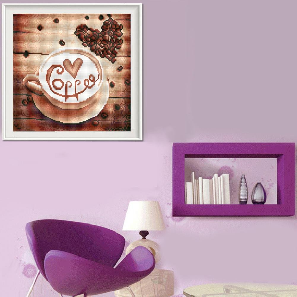 Diamond Painting - Full Round - Coffee E