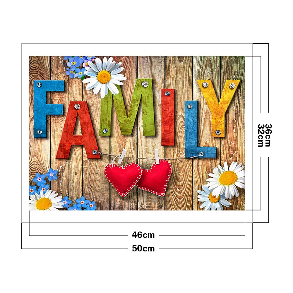 11ct Stamped Cross Stitch - Family (50*36cm)