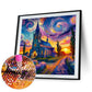 Diamond Painting - Full Round / Square - Starry Sky And Church
