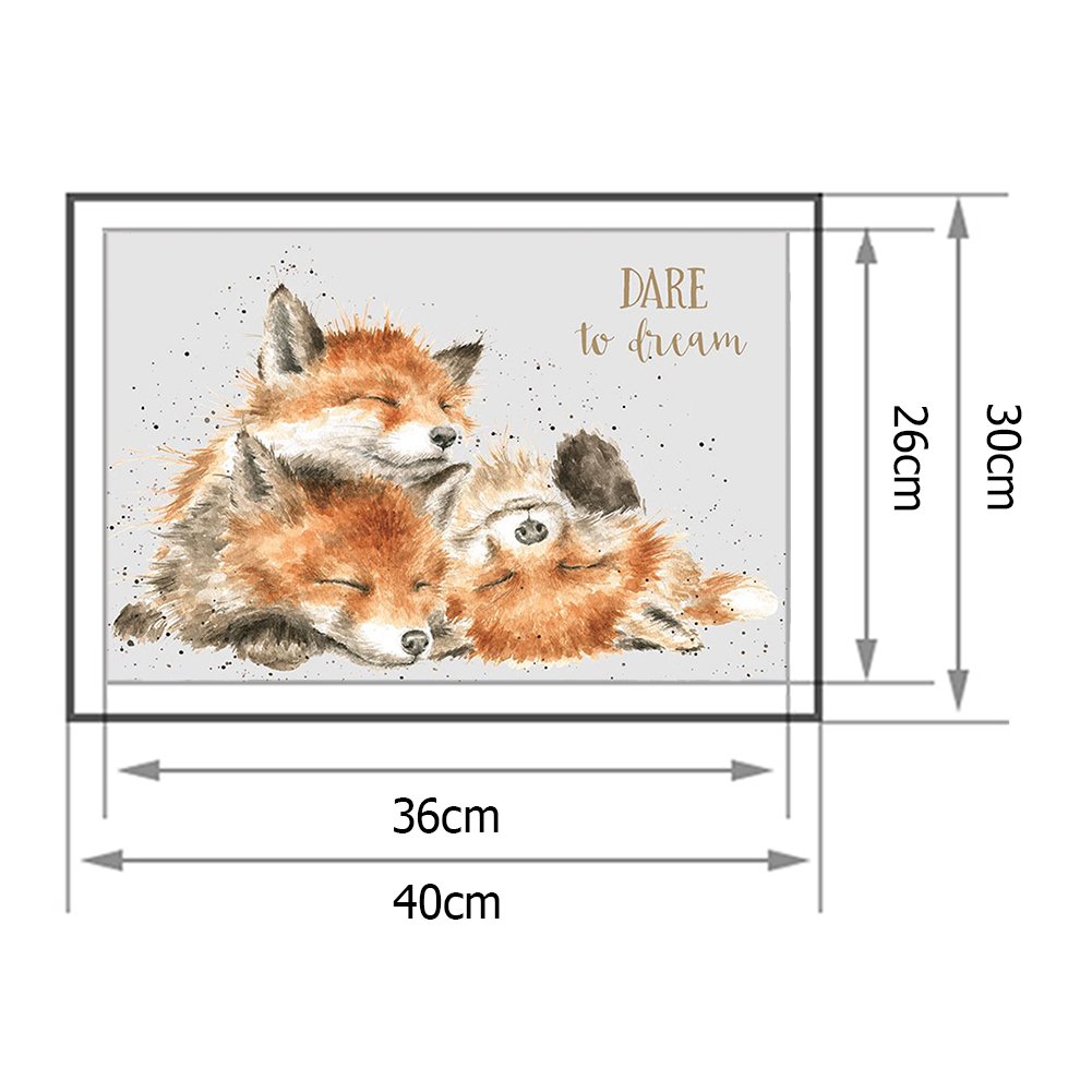 11CT Stamped Cross Stitch - Fox (40*30CM)
