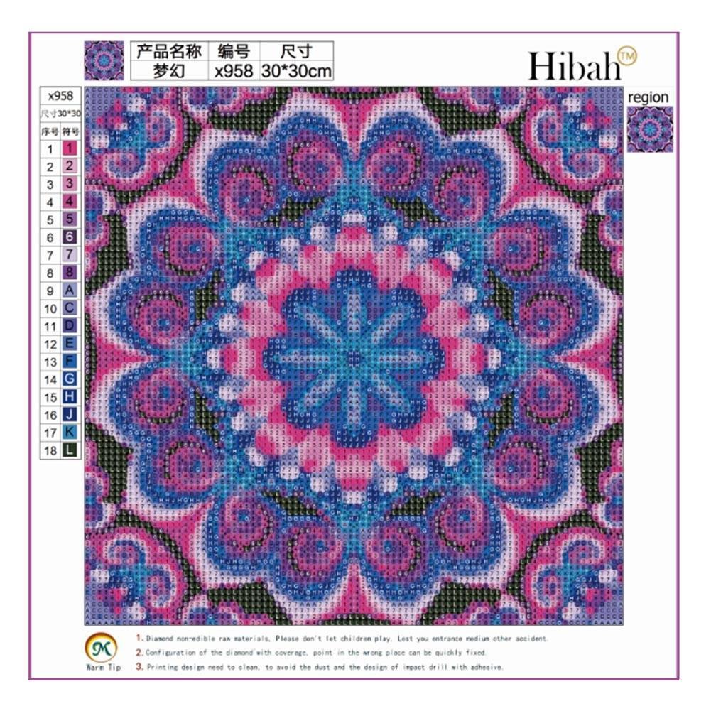 Diamond Painting - Full Round - Mandala Geometric Flower