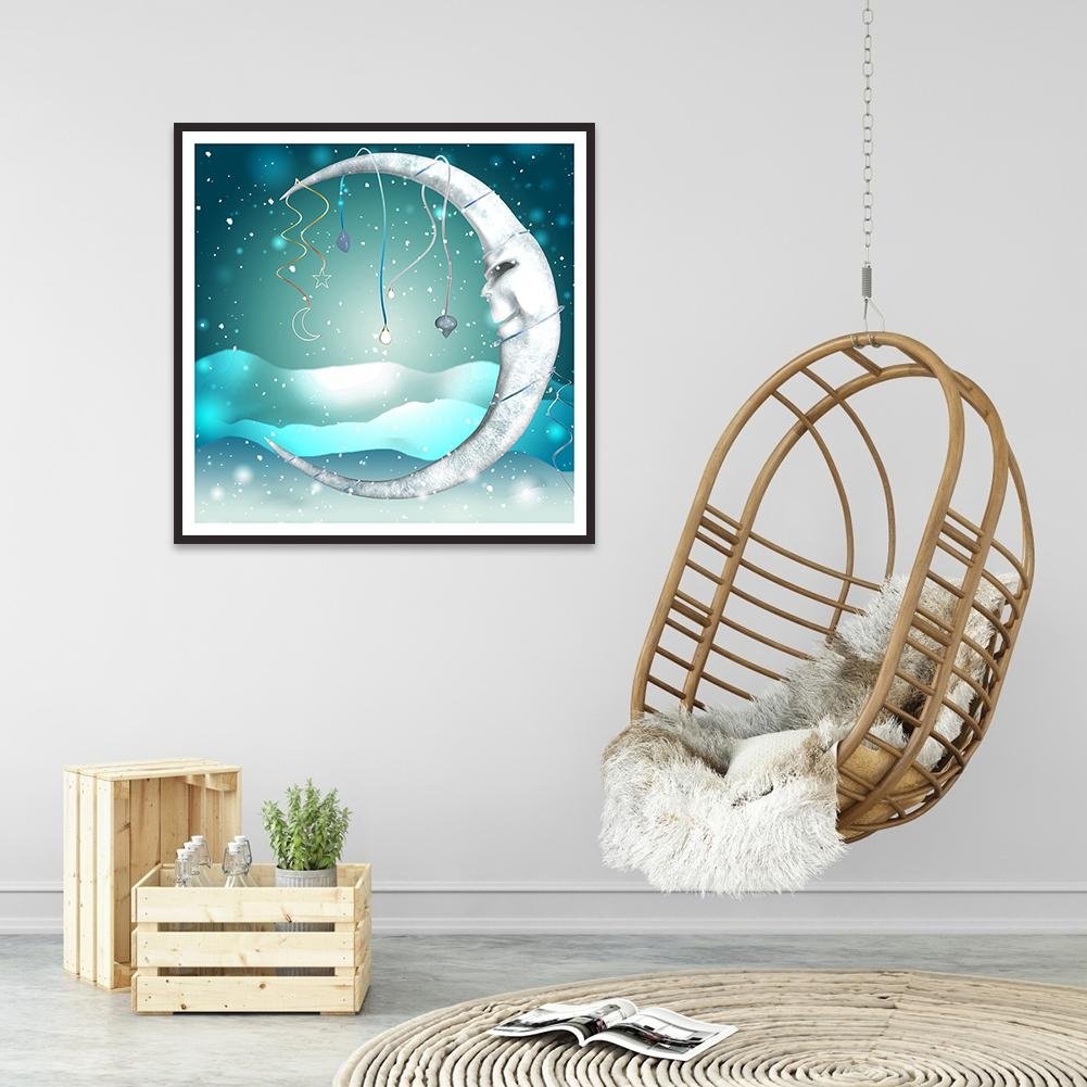 Diamond Painting - Full Round - Smile Moon