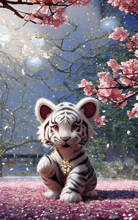 Full Round/Square Diamond Painting Kits | Tiger 40x70cm 50x80cm