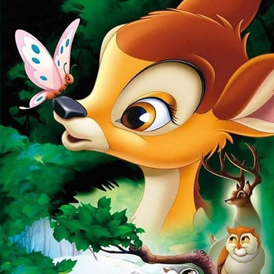 Diamond Painting - Full Round - Cute Deer