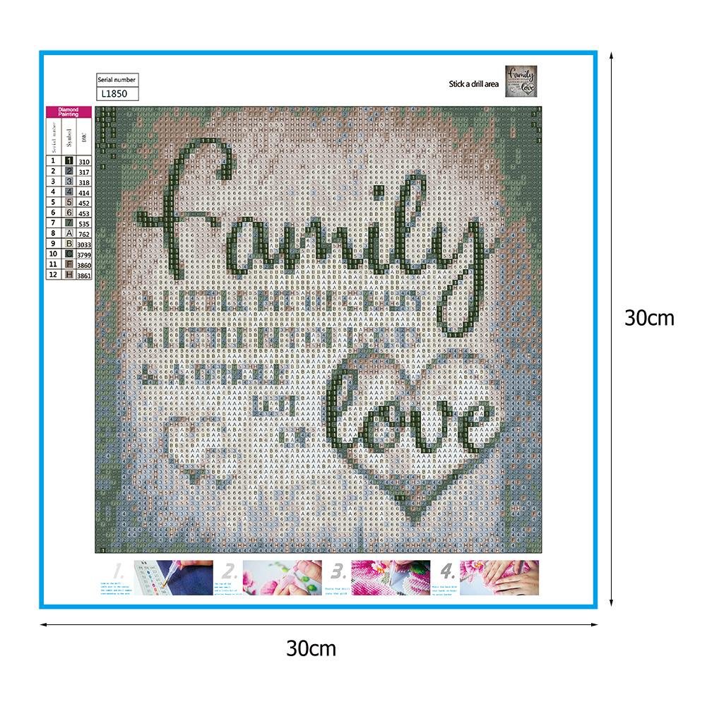 Diamond Painting - Full Round - Family Love C