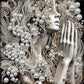 DIY Pearl Painting With Frame - Handmade Self-Adhesive Pearls - Woman (30*30cm)