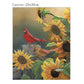 Diamond Painting - Partial Round - Birds Sunflower