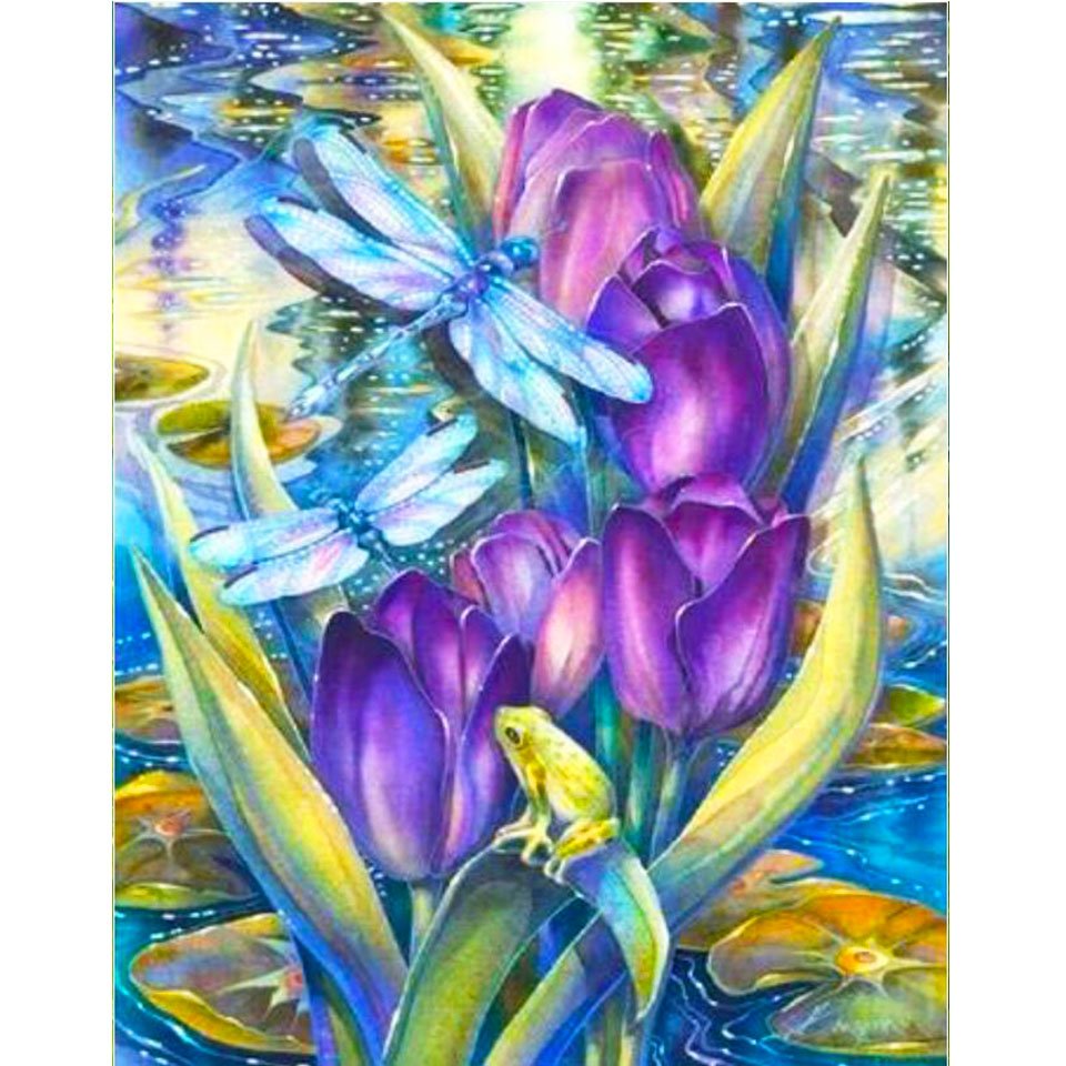 Diamond Paintings Art Full Drill Dragonfly