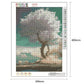5D DIY Diamond Painting Kit - Full Round - White Tree