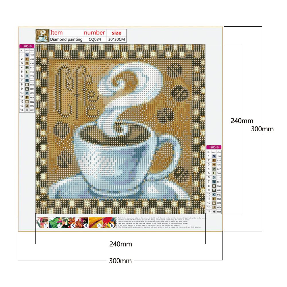 Diamond Painting - Full Round - Cup B