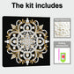 DIY Pearl Painting With Frame - Handmade Self-Adhesive Pearls - Mandala (25*25cm) F