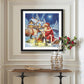 Diamond Painting - Full Round - Santa Claus & Elk