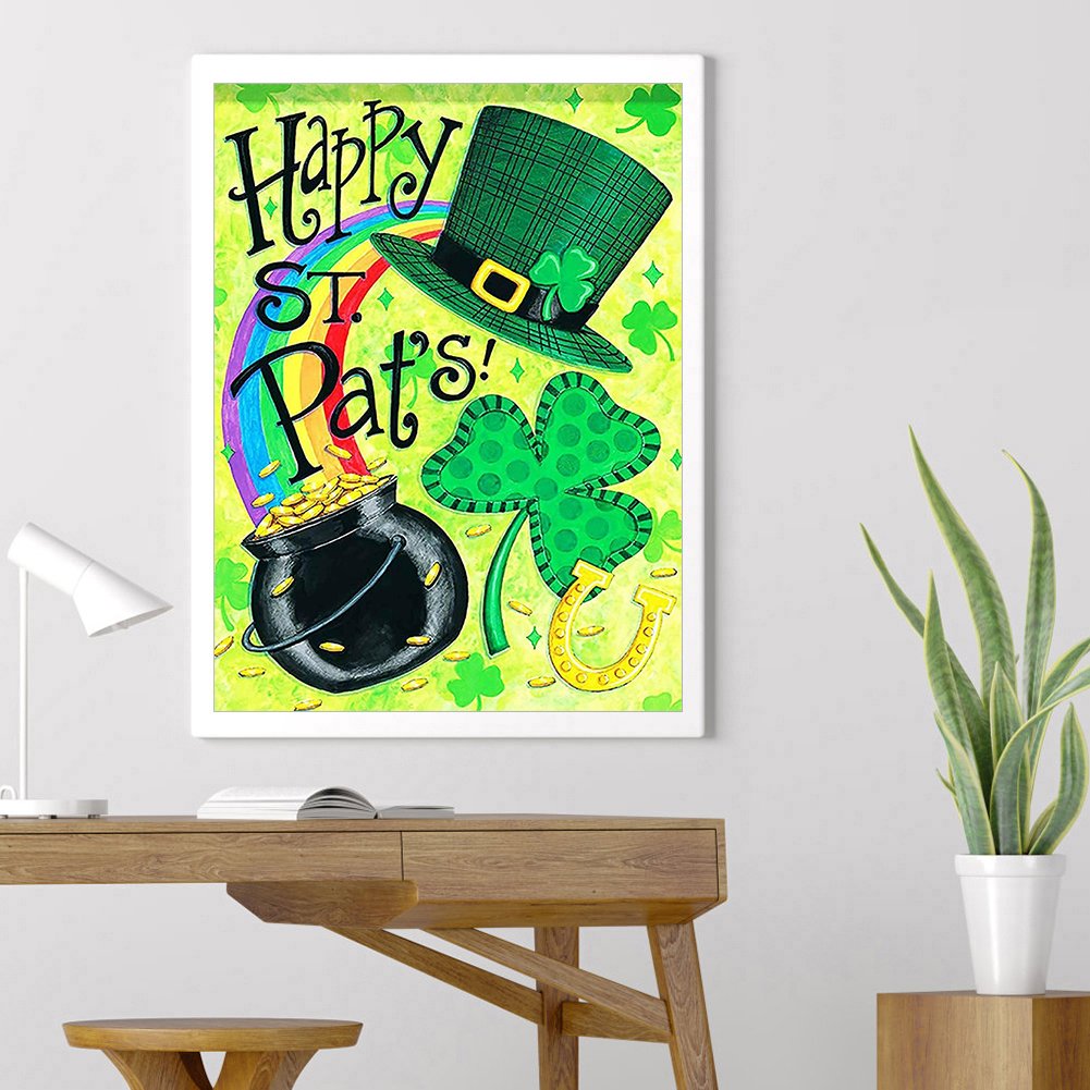 Diamond Painting - Full Round - Happy ST Pats