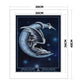 11CT Stamped Cross Stitch - Dragon Twines the Moon (40*30cm)