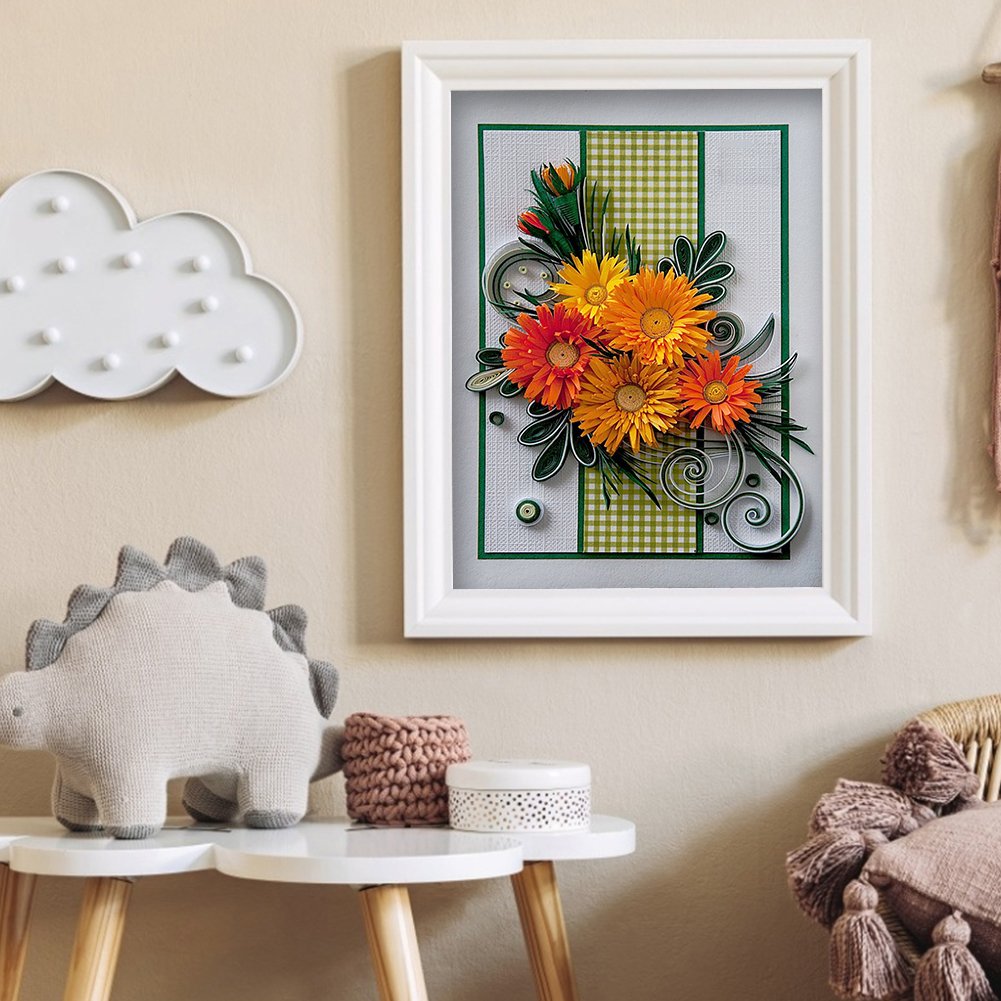 Diamond Painting - Full Round -Flower C