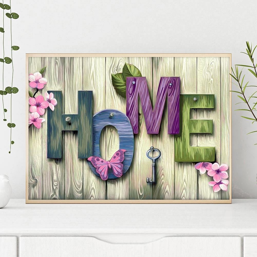 Diamond Painting - Full Round - HOME B