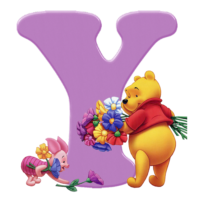 Round Beads Diamond Paintings Art Letter Y Winnie The Pooh