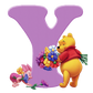 Diamond Paintings Art Letter Y Winnie The Pooh