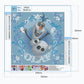 Olaf Diamond Painting Canvas Size