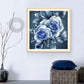 Diamond Painting - Partial Round - Blue Flower