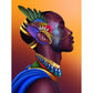 African Man Beads Art Kits With Painting Tools