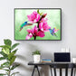 Diamond Painting - Full Round -Hummingbird Flower