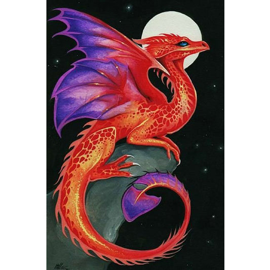 Dragon 11CT Stamped Cross Stitch Needle Artwork (36*50CM)