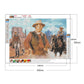 Diamond Painting - Full Round -Happy Cowboy