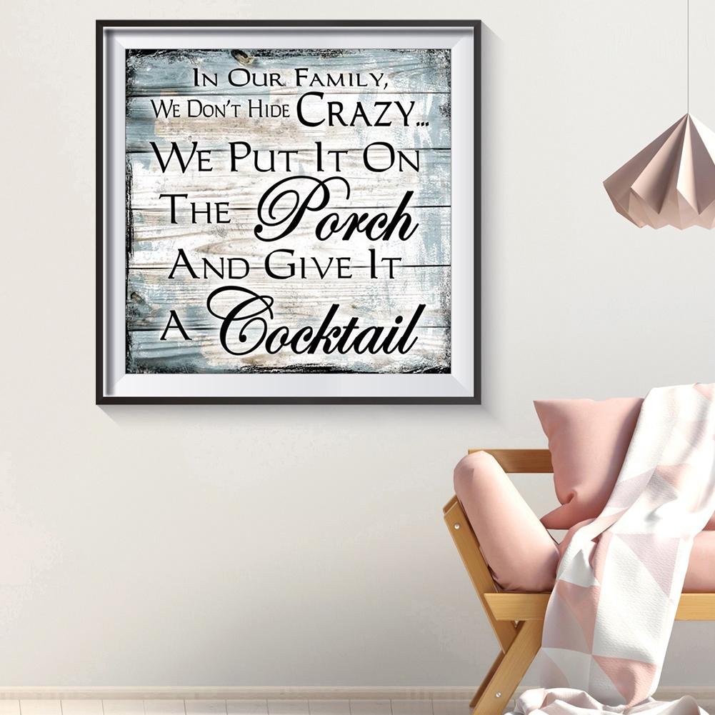 Diamond Painting - Full Round - English Letters