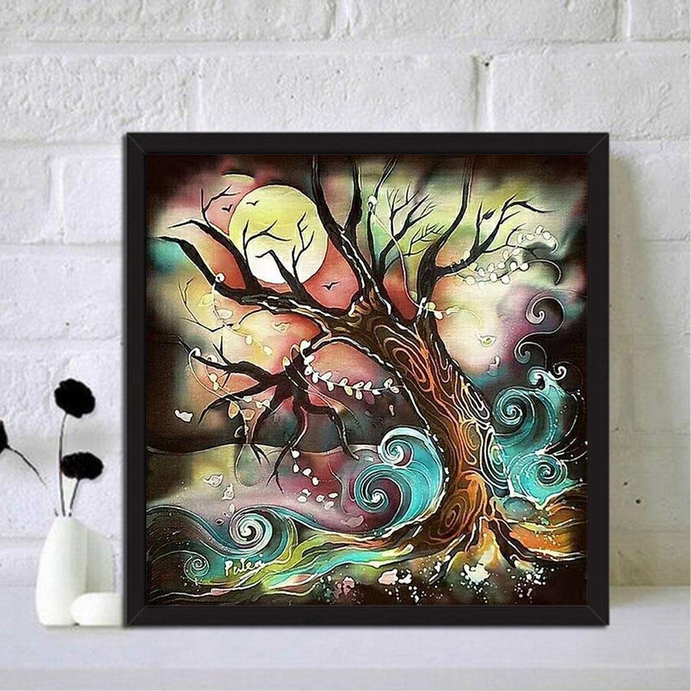 5D DIY Diamond Painting Kit - Full Round - Tree B