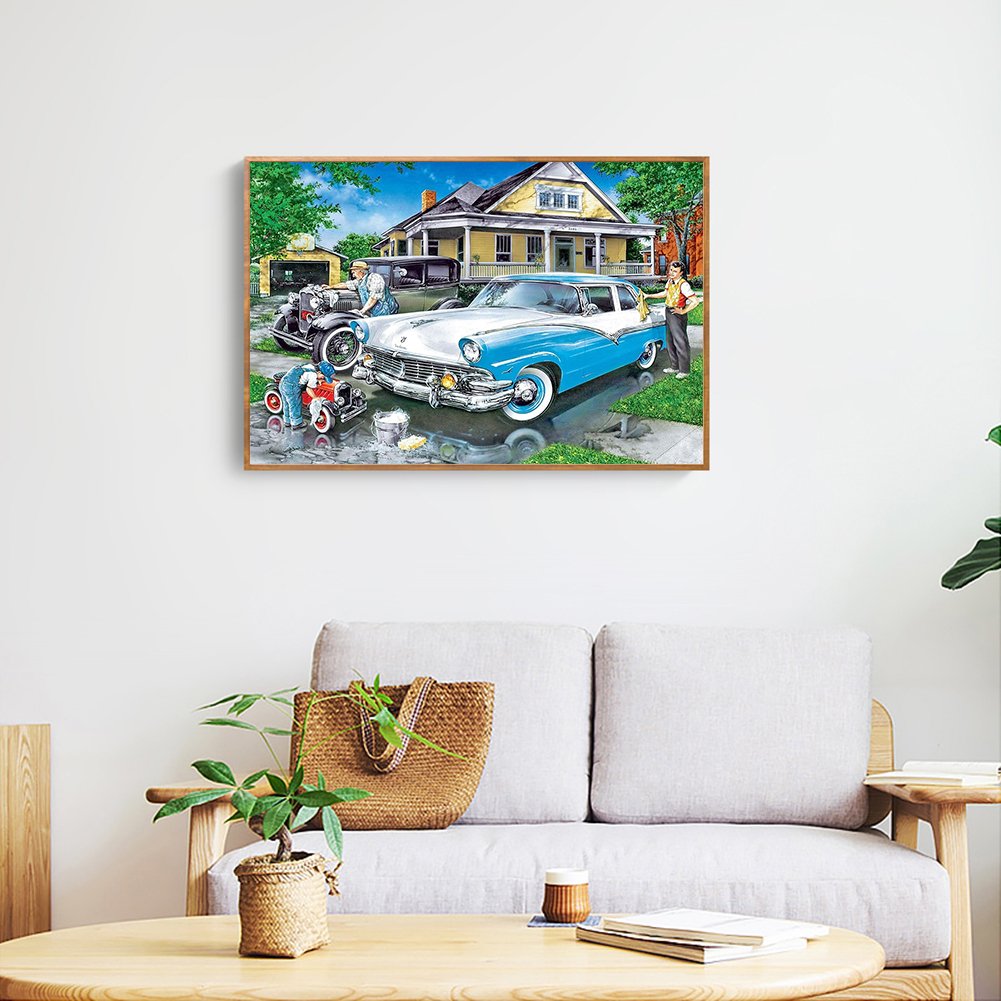 Diamond Painting - Full Round - Cars D