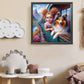 Diamond Painting - Full Round / Square - Dog and Girl J