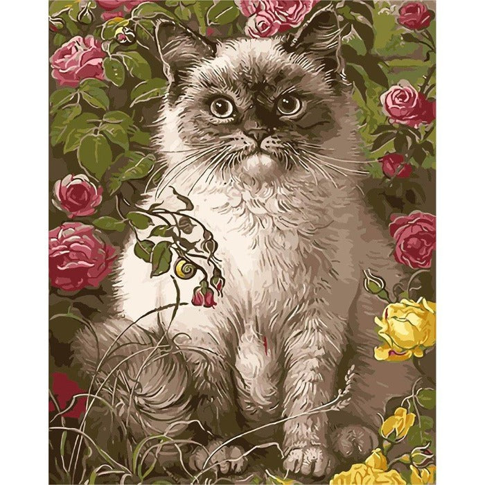 Paint By Number Oil Painting Animal Hand Painted Art Picture Home Decor