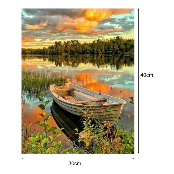 DIY Hand Painted Picture Living Room Wall Art Home Decor