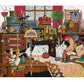 11ct Stamped Cross Stitch Kitten By Sewing Machine(69*60cm)