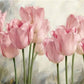 5D Diy Diamond Painting Kit Full Round Beads Pink Flower