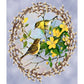 Garland And Bird 40x50cm Oil Paint By Numbers Picture DIY Painting M407