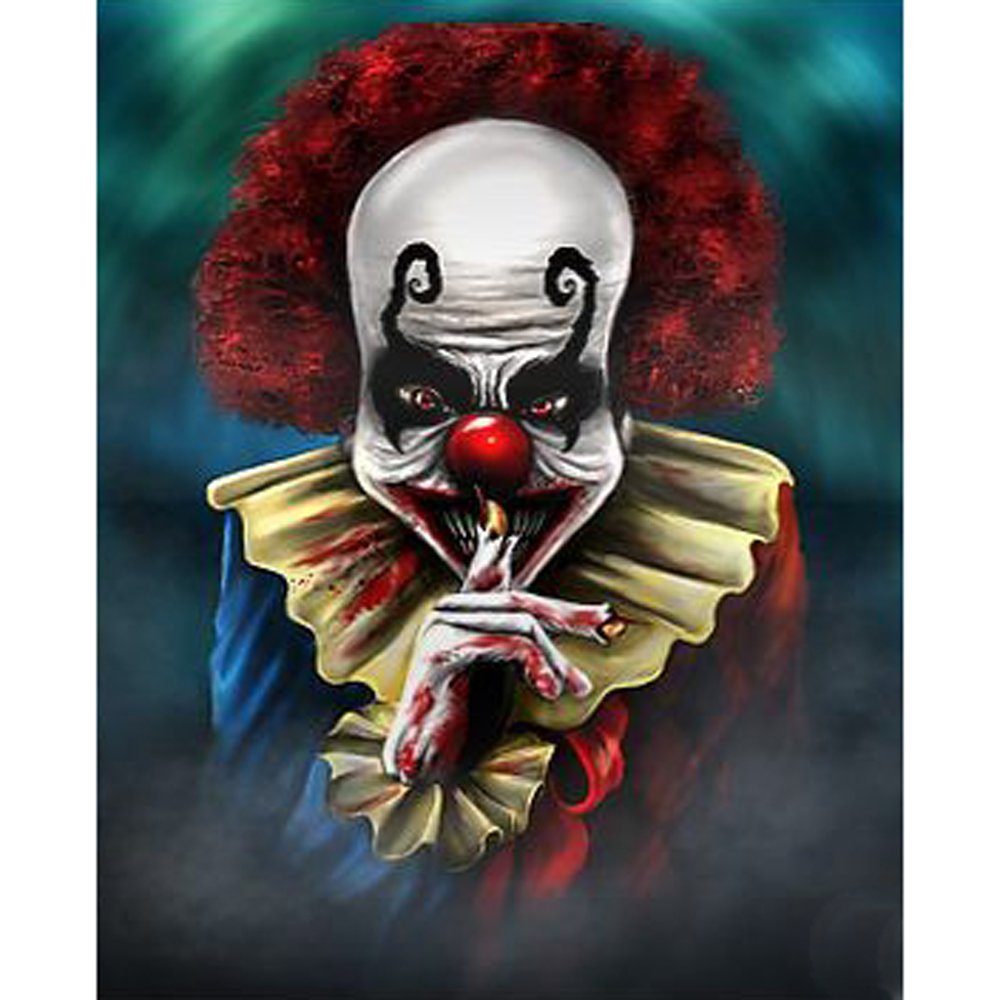 evil Clown Diamond Mosaic Embroidery Kit