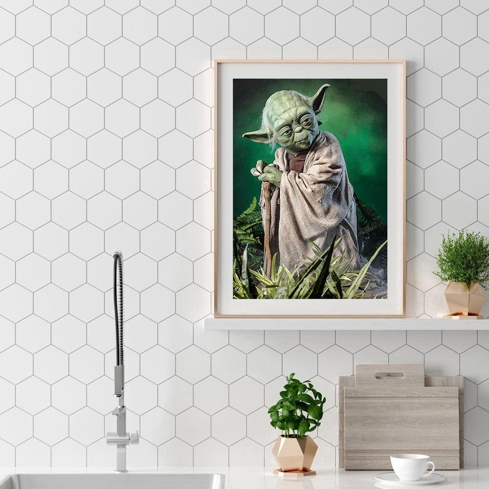 Diamond Painting - Full Round - Yoda D