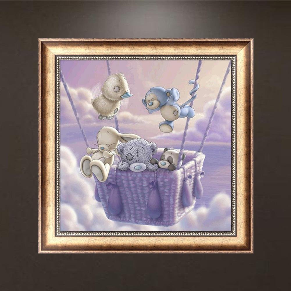Diamond Painting - Partial Round - Bear D