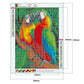 Diamond Painting - Full Round - Colorful Parrots B