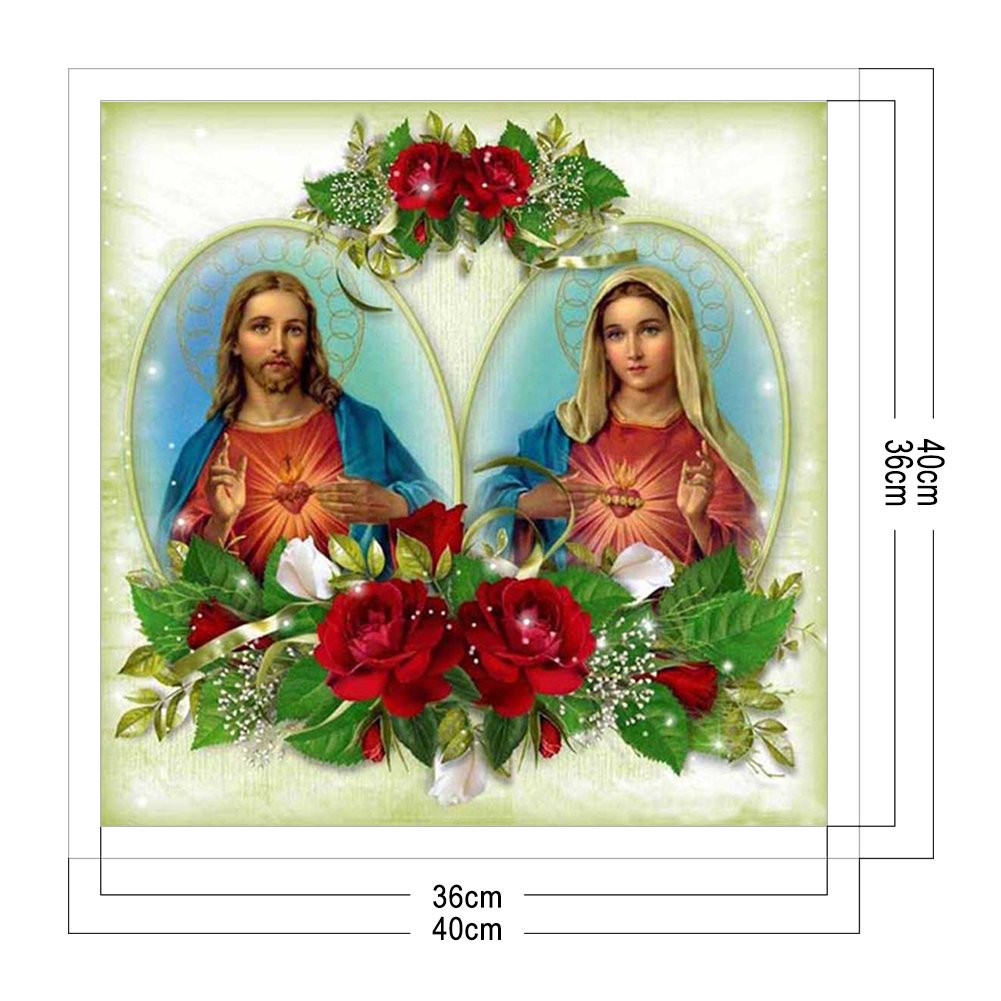 11ct Stamped Cross Stitch - God (40*40cm)