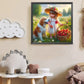 Diamond Painting - Full Round / Square - Dog and Girl V
