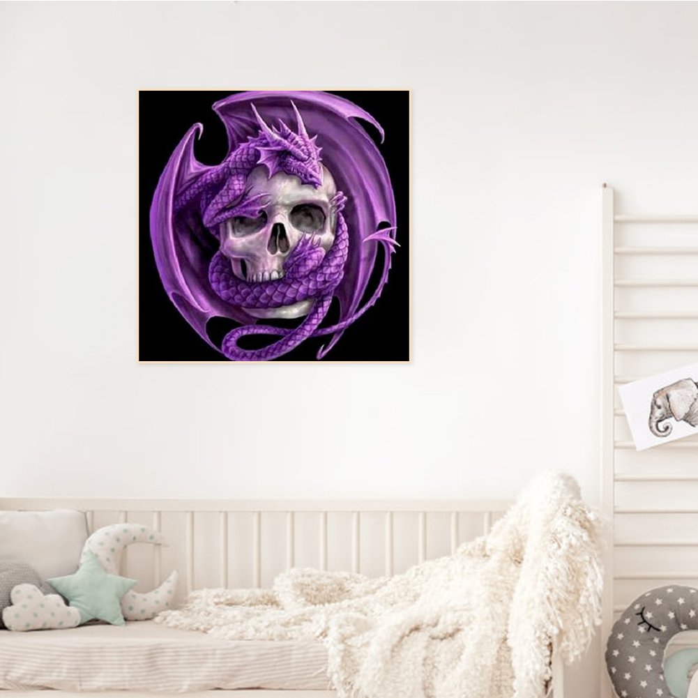 11ct Stamped Cross Stitch - Skull (40*40cm)