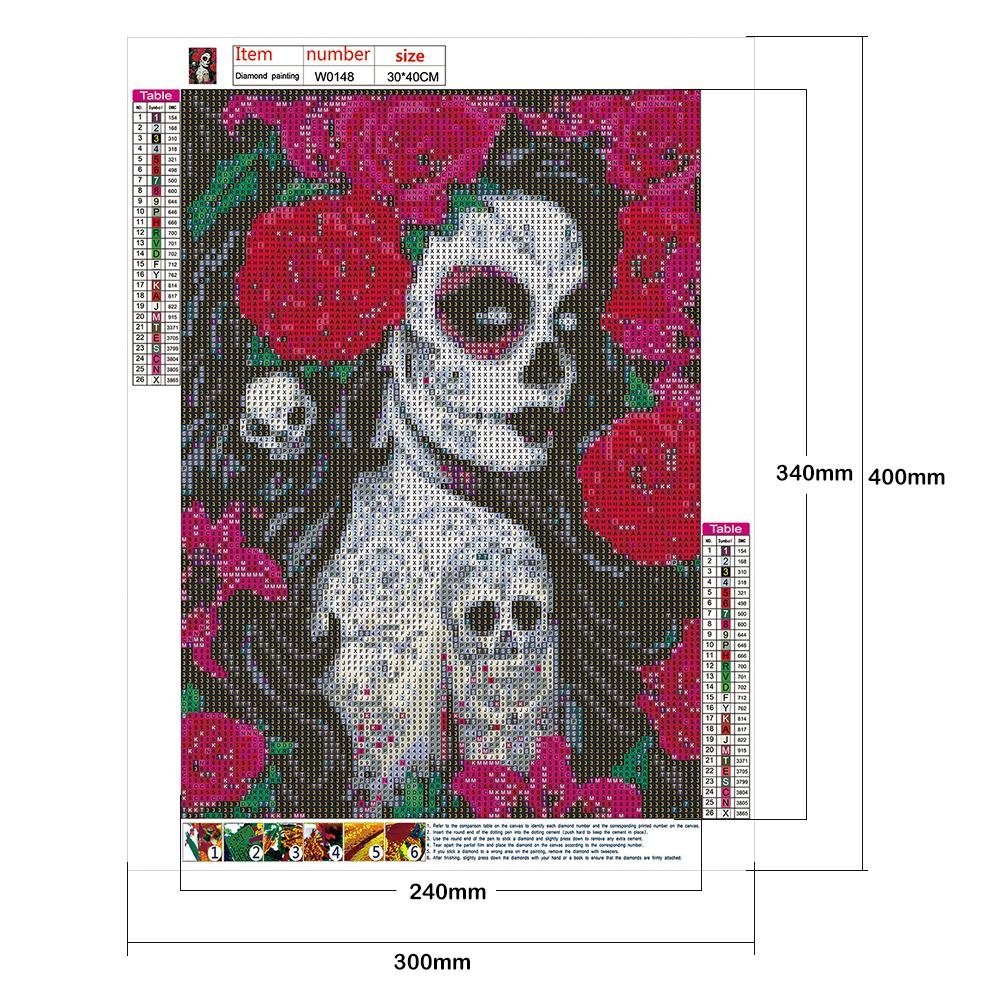 Diamond Painting - Full Round - Gothic Beauty C
