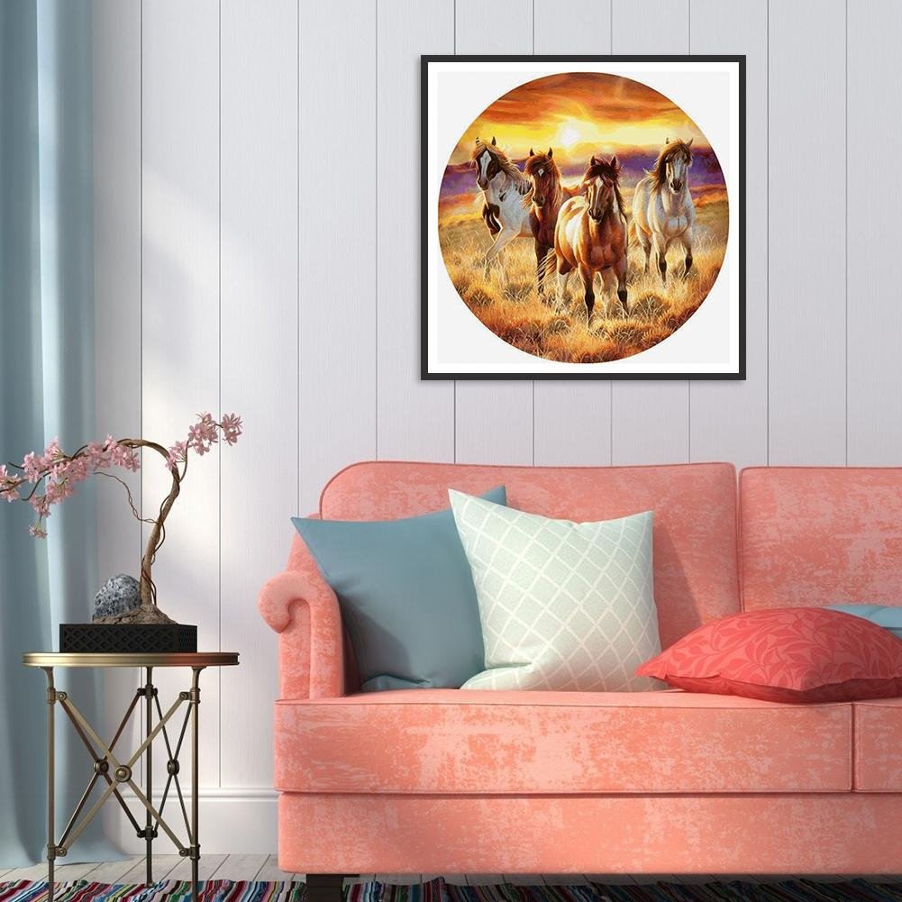 Diamond Painting - Full Round - Horse A
