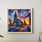 Diamond Painting - Full Round / Square - Starry Sky And Church