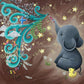 5D Diy Diamond Painting Kit Full Round Beads Painting Elephant